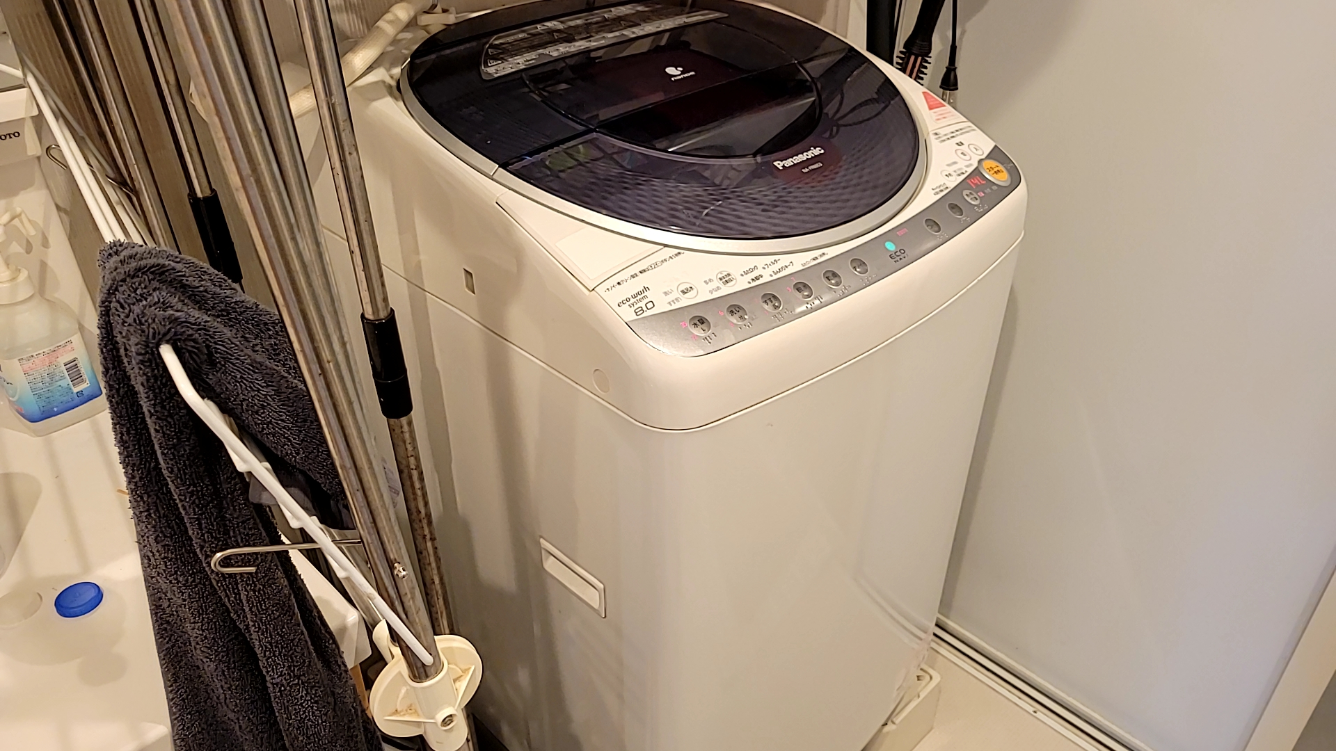 あま市パナソニック洗濯機給水異常エラー修理